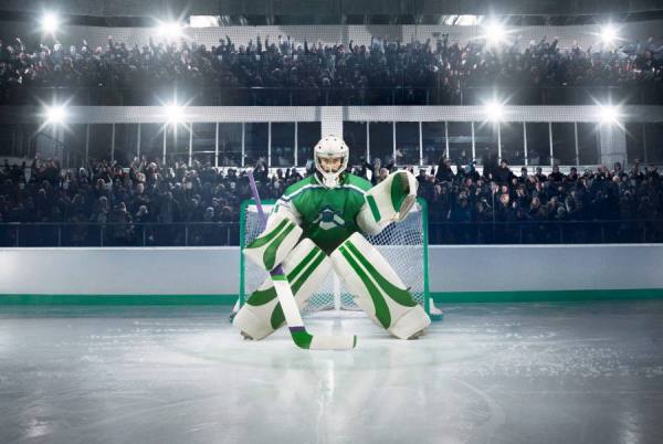 Photograph Angus Rowe Macpherson Goalie on One Eyeland